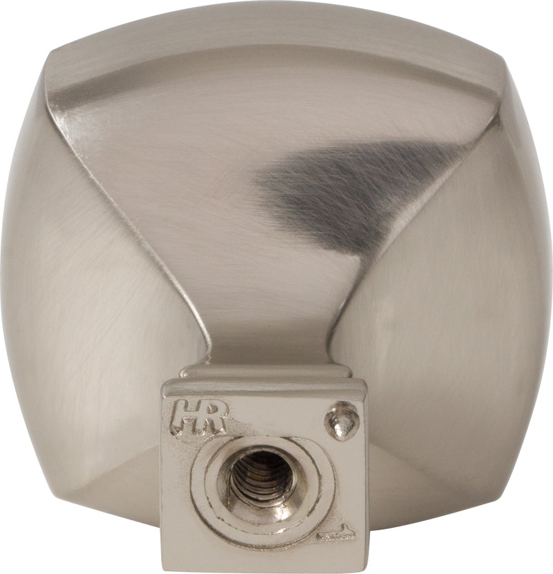 1-3/8" Overall Length Satin Nickel Square Audrey Cabinet Knob