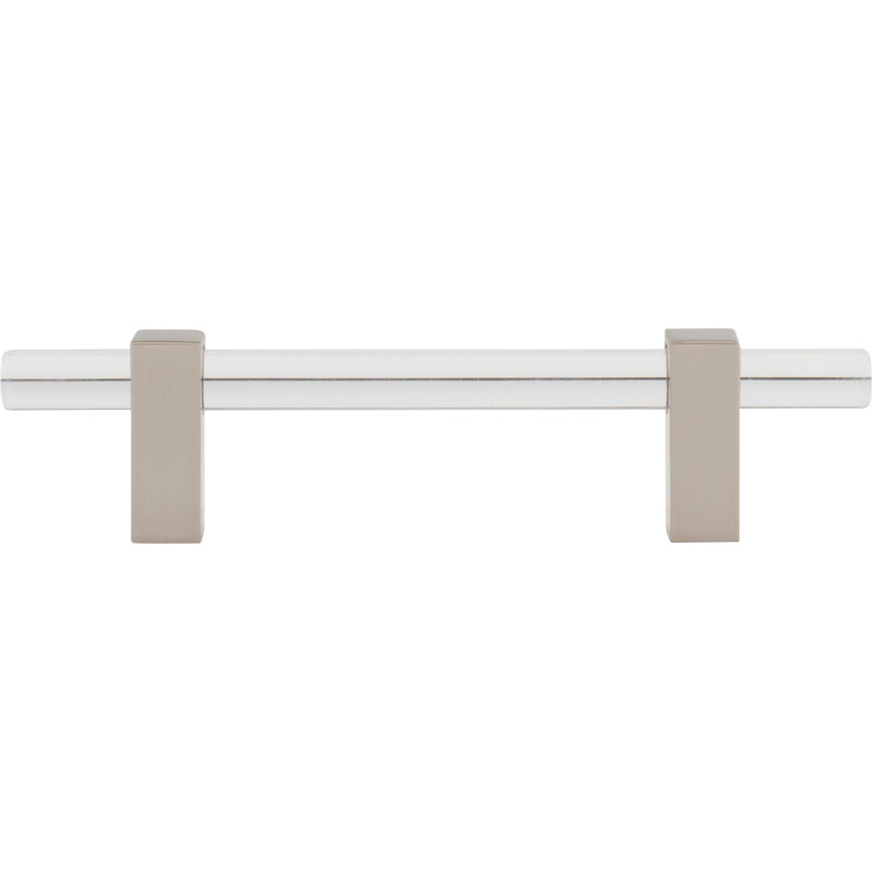 96 mm Center-to-Center Satin Nickel Spencer Cabinet Bar Pull