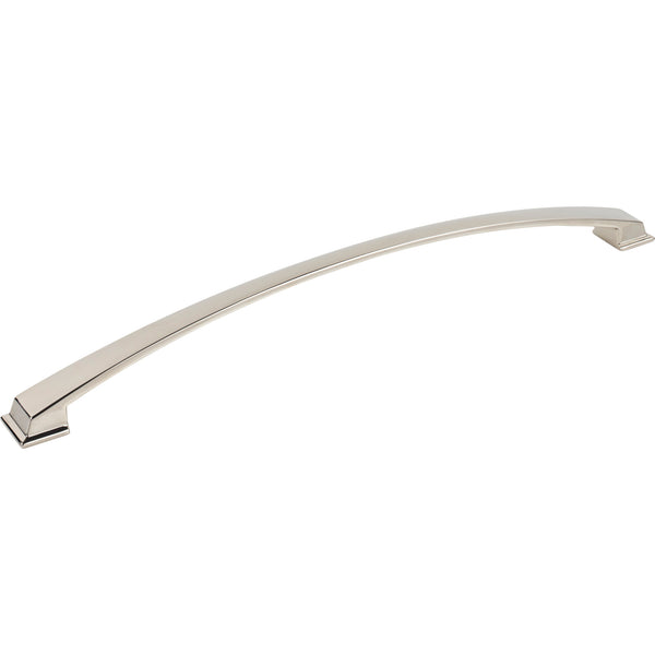 305 mm Center-to-Center Polished Nickel Arched Roman Cabinet Pull