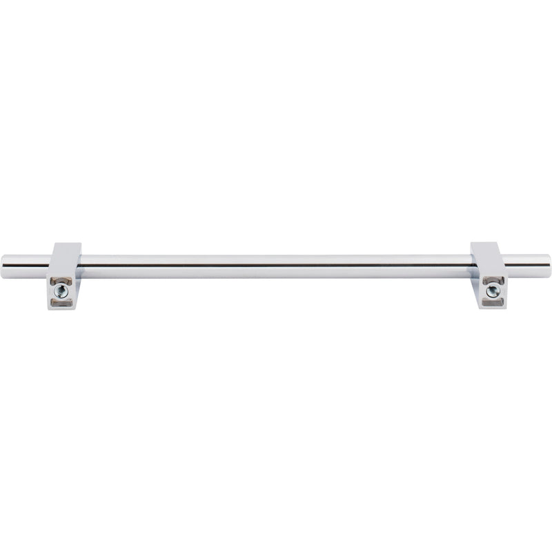 192 mm Center-to-Center Polished Chrome Larkin Cabinet Bar Pull