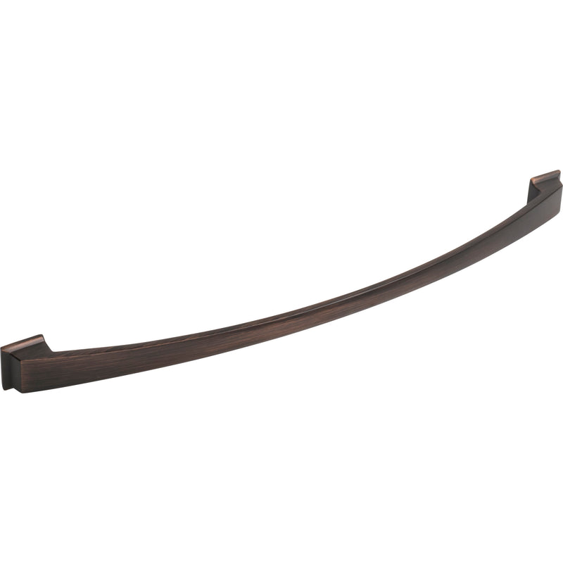 305 mm Center-to-Center Brushed Oil Rubbed Bronze Arched Roman Cabinet Pull