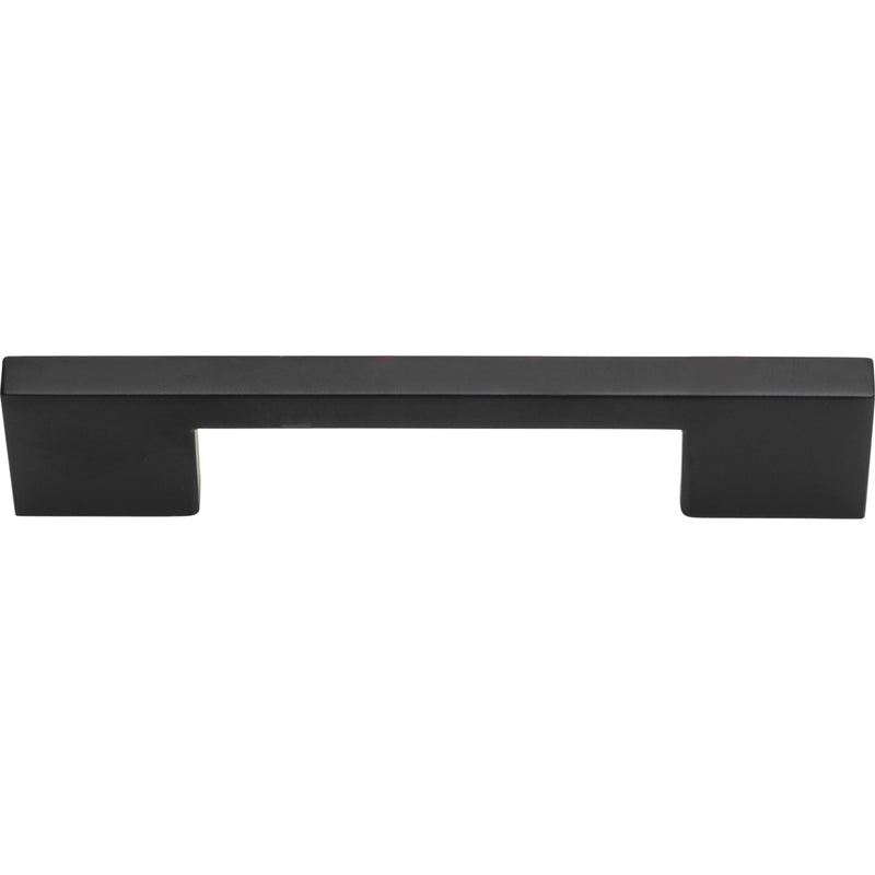 Thin Square Pull 5 1/16 Inch (c-c) Matte Black