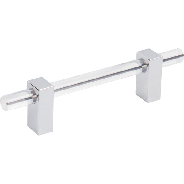 96 mm Center-to-Center Polished Chrome Spencer Cabinet Bar Pull