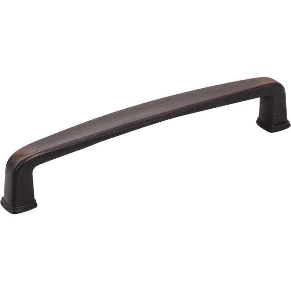 128 mm Center-to-Center Brushed Oil Rubbed Bronze Square Milan 1 Cabinet Pull