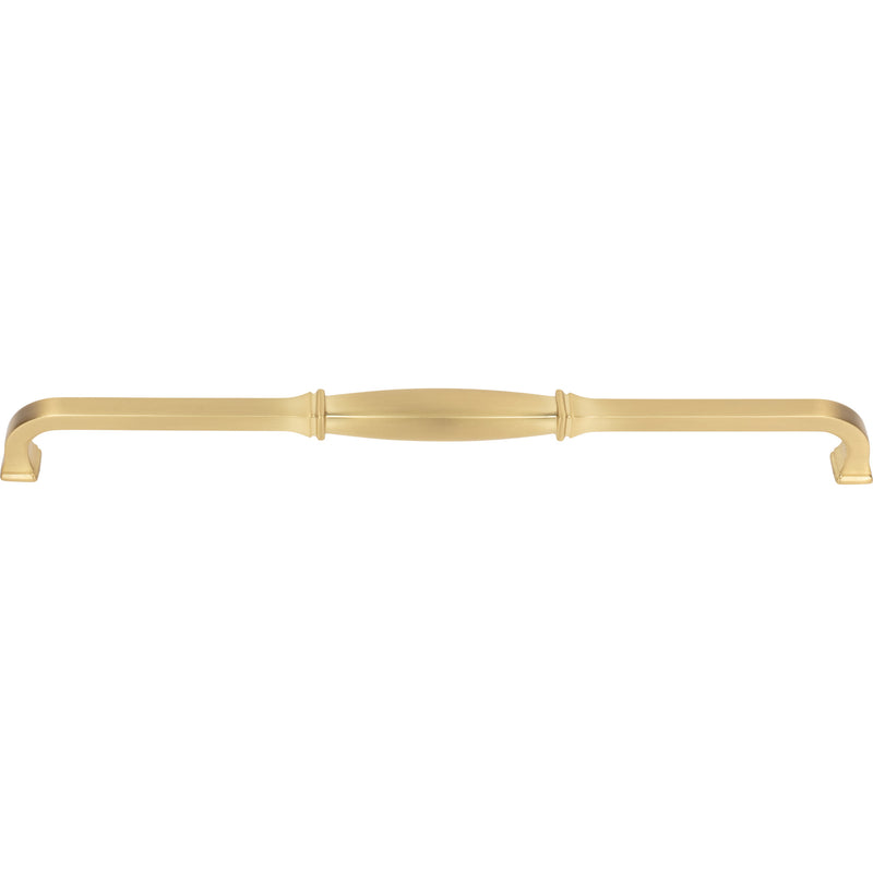 305 mm Center-to-Center Brushed Gold Audrey Cabinet Pull