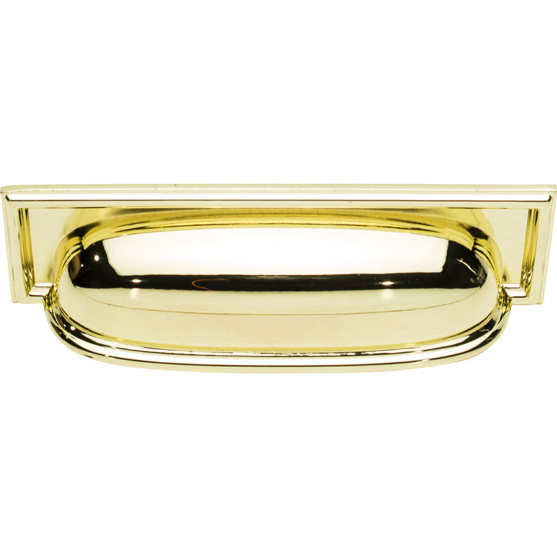 Campaign Rope Cup Pull 3 3/4 Inch (c-c) Polished Brass