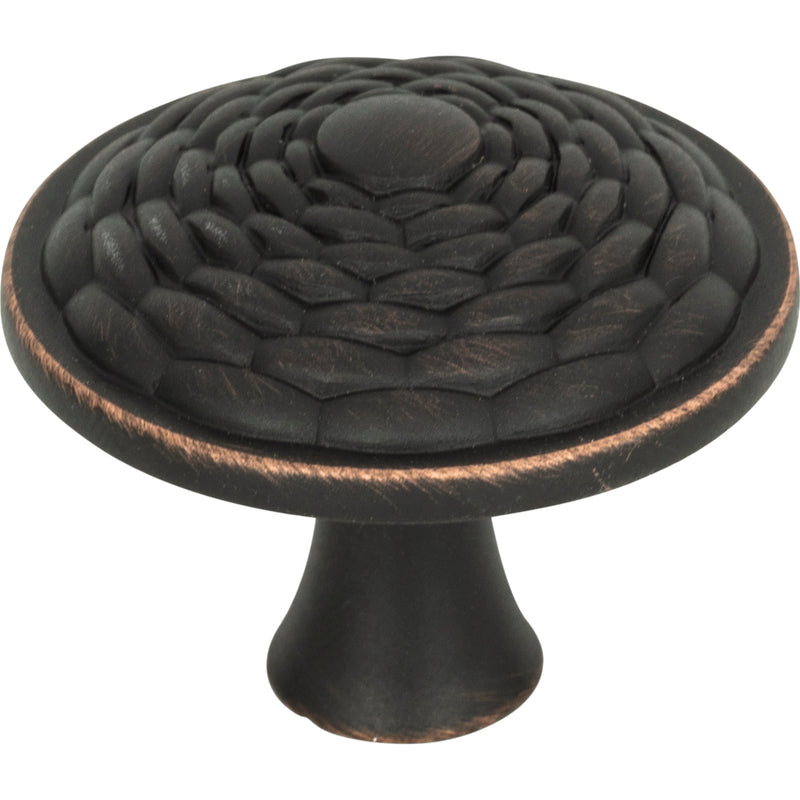 Mandalay Round Knob 1 5/16 Inch Venetian Bronze