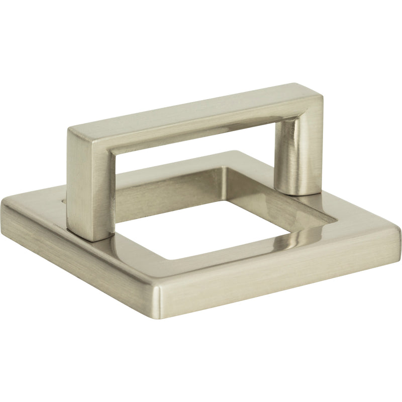 Tableau Square Base and Top 1 13/16 Inch (c-c) Brushed Nickel