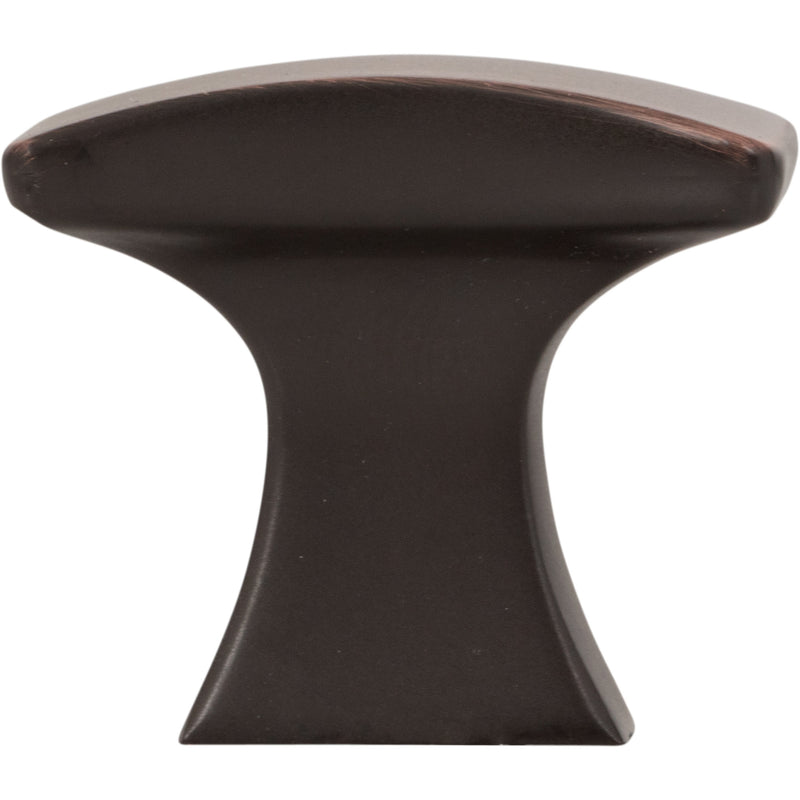 1-1/4" Overall Length Brushed Oil Rubbed Bronze Flared Philip Cabinet Knob
