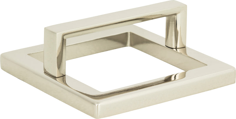 Tableau Square Base and Top 2 1/2 Inch (c-c) Polished Nickel