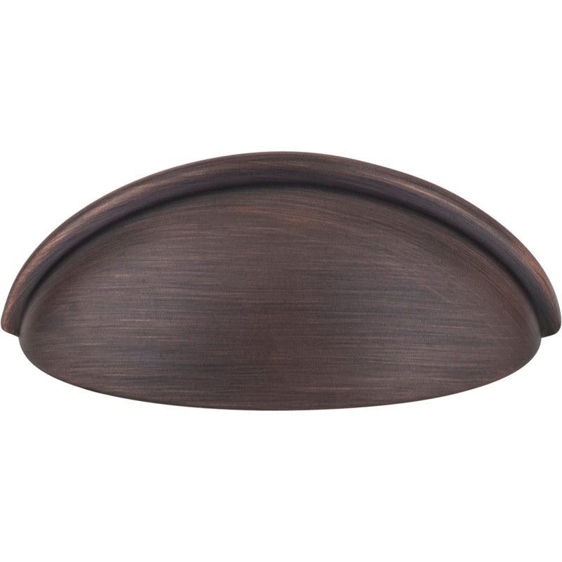 3" Center-to-Center Brushed Oil Rubbed Bronze Florence Cabinet Cup Pull