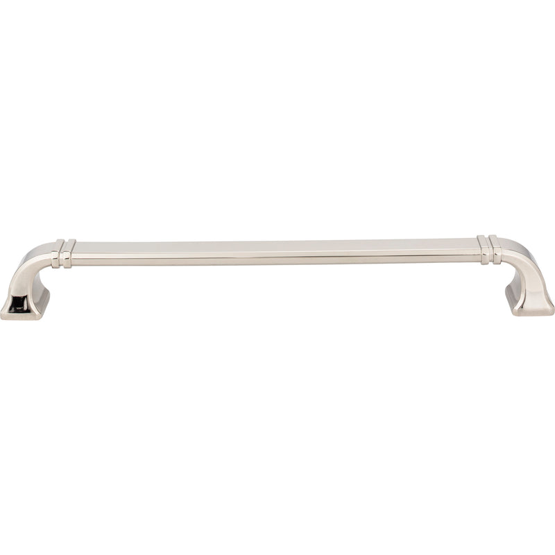 12" Center-to-Center Polished Nickel Ella Appliance Handle