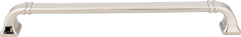 12" Center-to-Center Polished Nickel Ella Appliance Handle