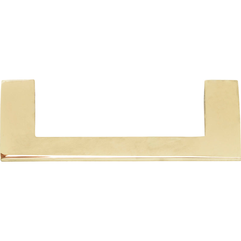 Angled Drop Pull 3 3/4 Inch (c-c) French Gold