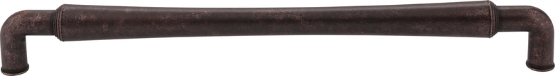 12" Center-to-Center Distressed Oil Rubbed Bronze Barrel Bremen 2 Appliance Handle