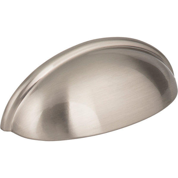 3" Center-to-Center Satin Nickel Florence Cabinet Cup Pull