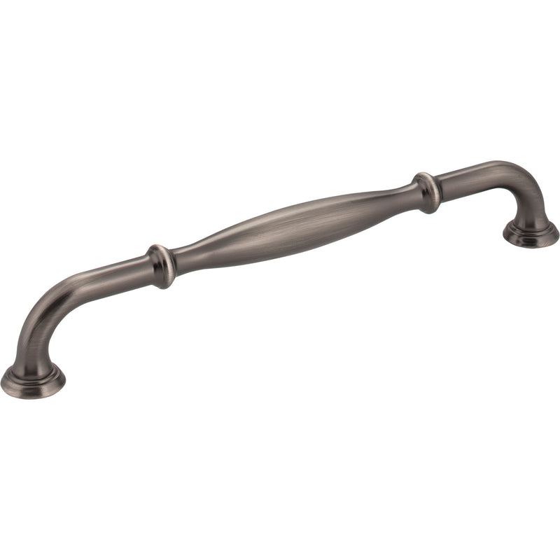 192 mm Center-to-Center Brushed Pewter Tiffany Cabinet Pull