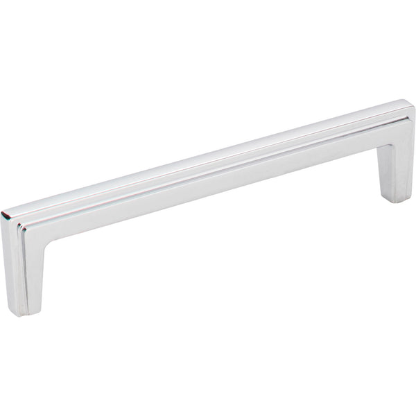 128 mm Center-to-Center Polished Chrome Lexa Cabinet Pull