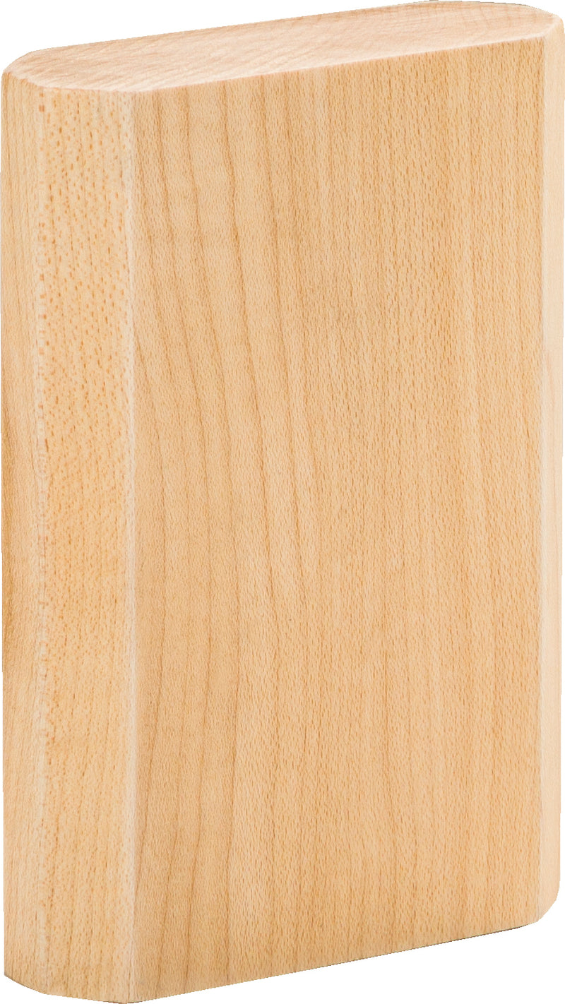 2-3/4" W x 1" D x 4" H Poplar Beveled Transition Block