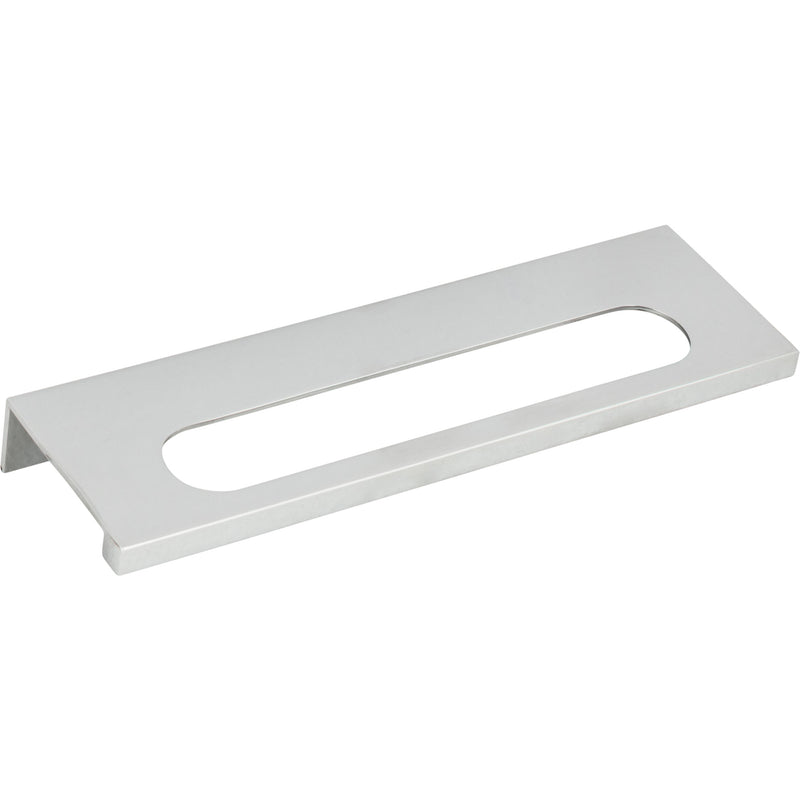 Modern Square Edge Tab Pull 5 1/16 Inch (c-c) Polished Chrome