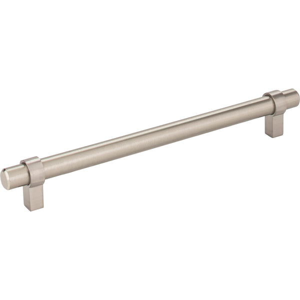 192 mm Center-to-Center Satin Nickel Key Grande Cabinet Bar Pull