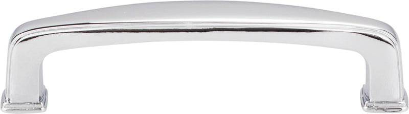 96 mm Center-to-Center Polished Chrome Square Milan 1 Cabinet Pull