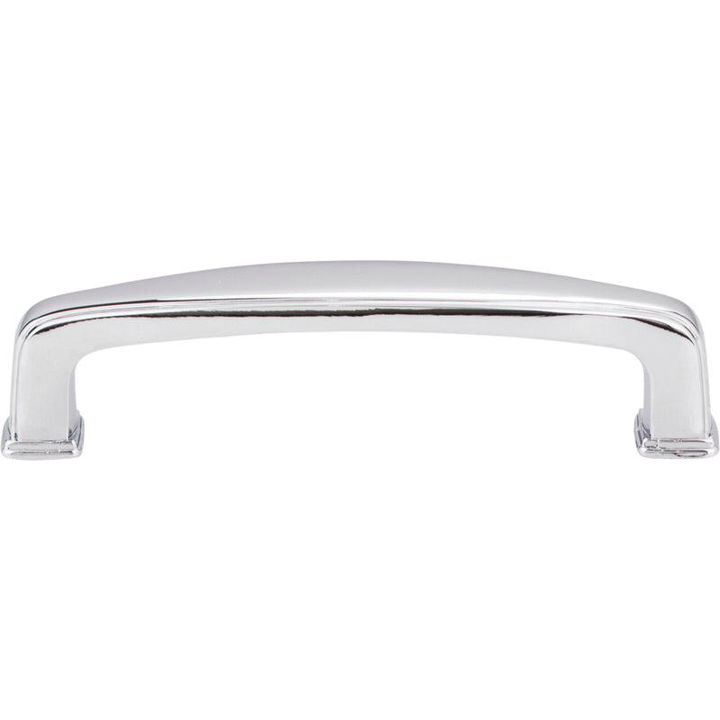 96 mm Center-to-Center Polished Chrome Square Milan 1 Cabinet Pull