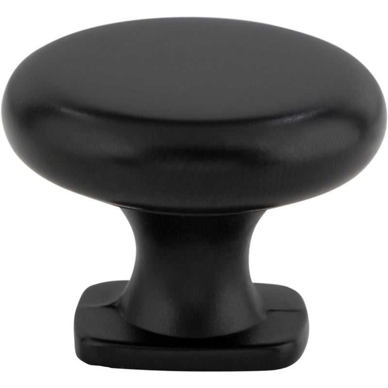 1-3/8" Diameter Matte Black Belcastel 1 Cabinet Knob