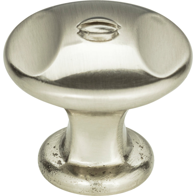 Ergo Knob 1 3/8 Inch Brushed Nickel