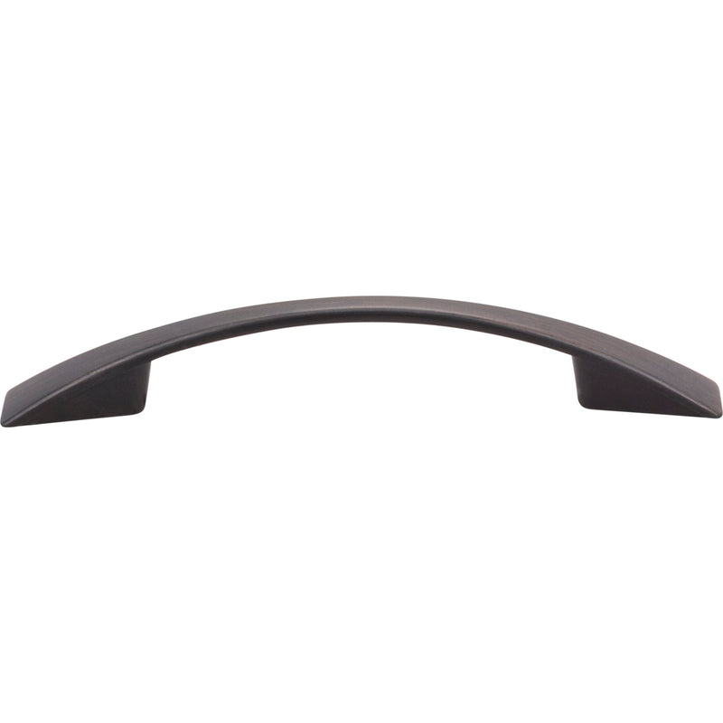 96 mm Center-to-Center Brushed Oil Rubbed Bronze Flared Regan Cabinet Pull