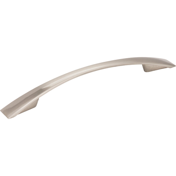 128 mm Center-to-Center Satin Nickel Flared Regan Cabinet Pull