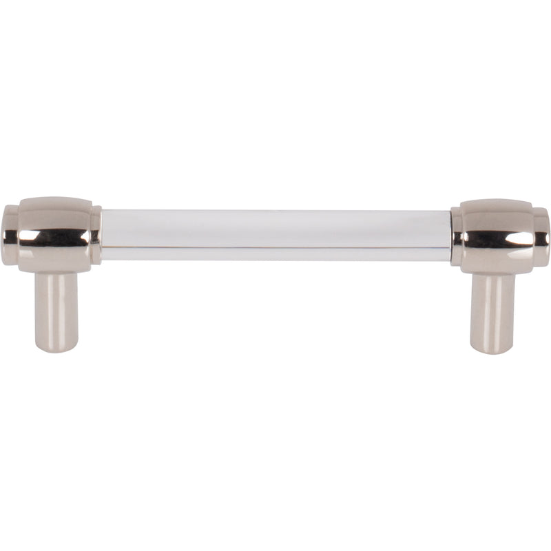 96 mm Center-to-Center Polished Nickel Carmen Cabinet Bar Pull