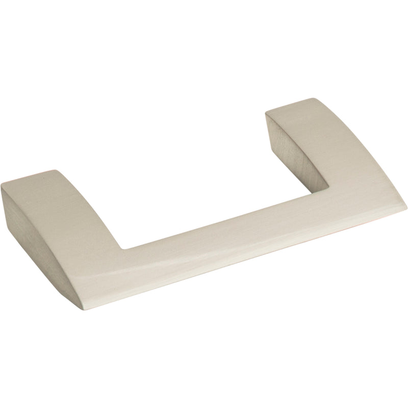 Angled Drop Pull 3 Inch (c-c) Brushed Nickel