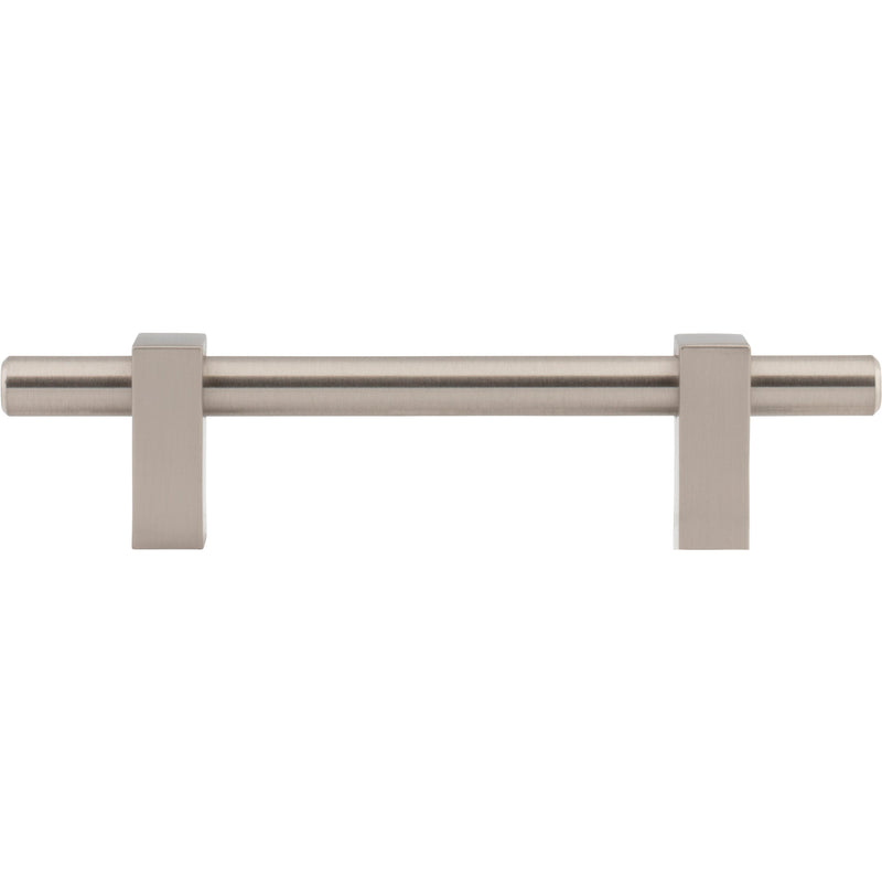 96 mm Center-to-Center Satin Nickel Larkin Cabinet Bar Pull