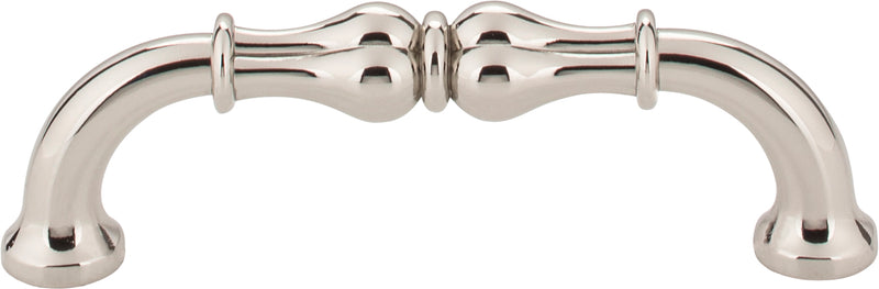 96 mm Center-to-Center Polished Nickel Bella Cabinet Pull