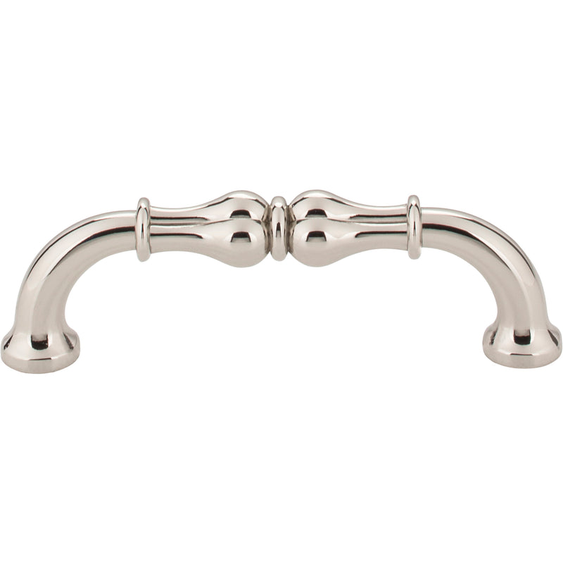 96 mm Center-to-Center Polished Nickel Bella Cabinet Pull