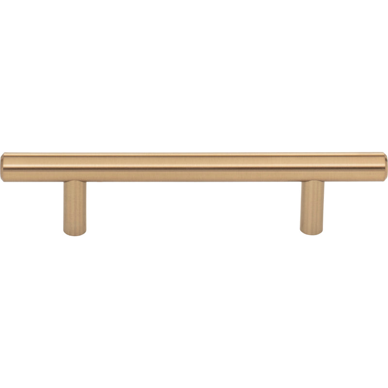 96 mm Center-to-Center Satin Bronze Naples Cabinet Bar Pull