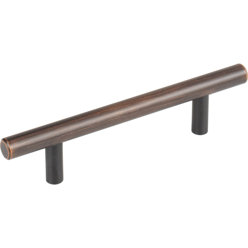 96 mm Center-to-Center Dark Brushed Bronze Naples Cabinet Bar Pull