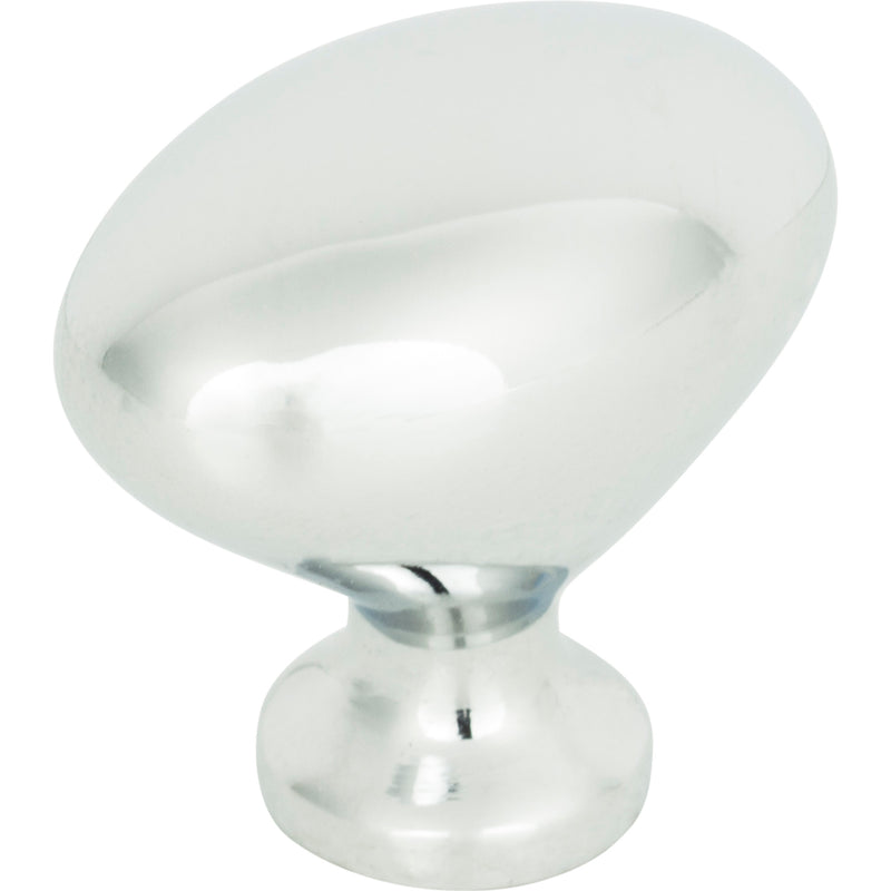 Robin Egg Knob 1 1/4 Inch Polished Chrome