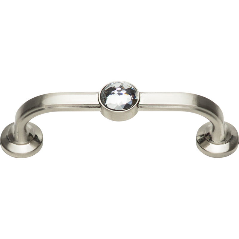 Legacy Crystal Bracelet Pull 3 Inch (c-c) Brushed Nickel