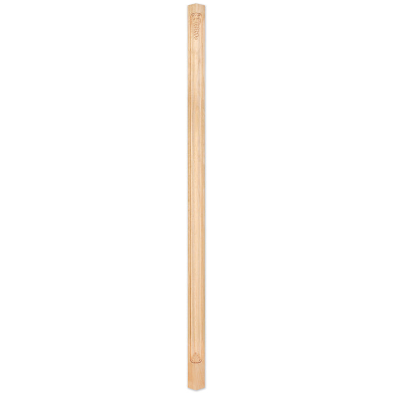 2-3/4" W x 2-3/4" D x 84" H Maple Grape Corner Post