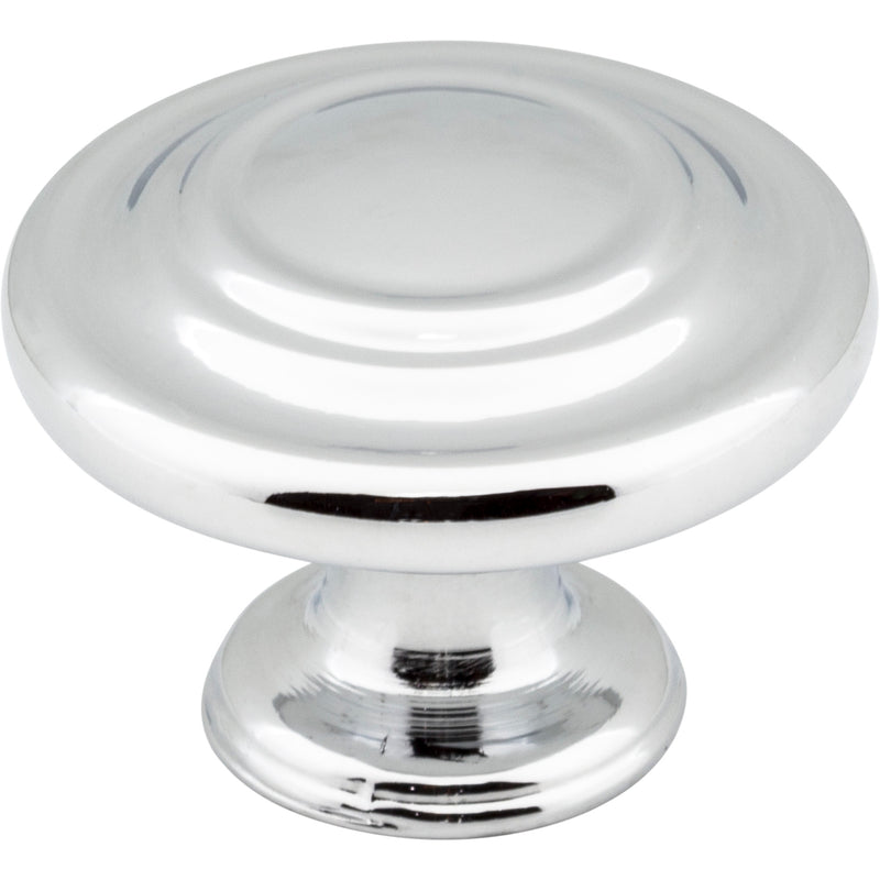 1-5/16" Diameter Polished Chrome Round Arcadia Cabinet Knob