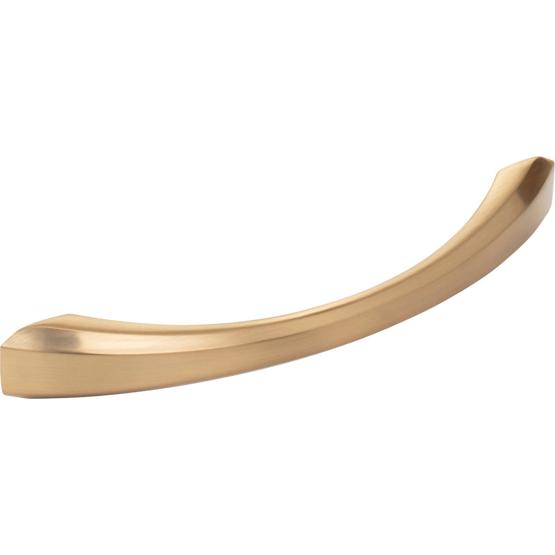 128 mm Center-to-Center Satin Bronze Wheeler Cabinet Pull