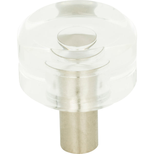 Optimism Round Knob 1 3/16 Inch Brushed Nickel