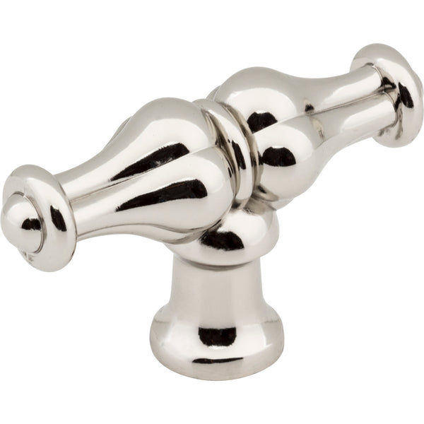 2-1/4" Polished Nickel Bella Cabinet "T" Knob