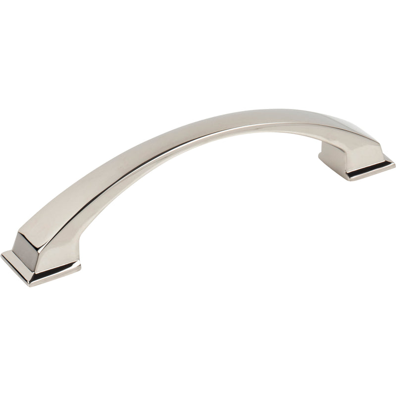 128 mm Center-to-Center Polished Nickel Arched Roman Cabinet Pull