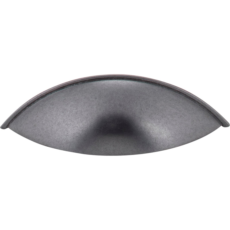 96 mm Center-to-Center Gun Metal Bordeaux Cabinet Cup Pull