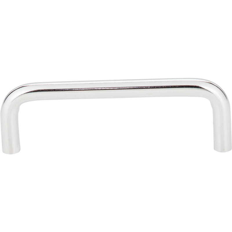 3-1/2" Center-to-Center Polished Chrome Torino Cabinet Wire Pull
