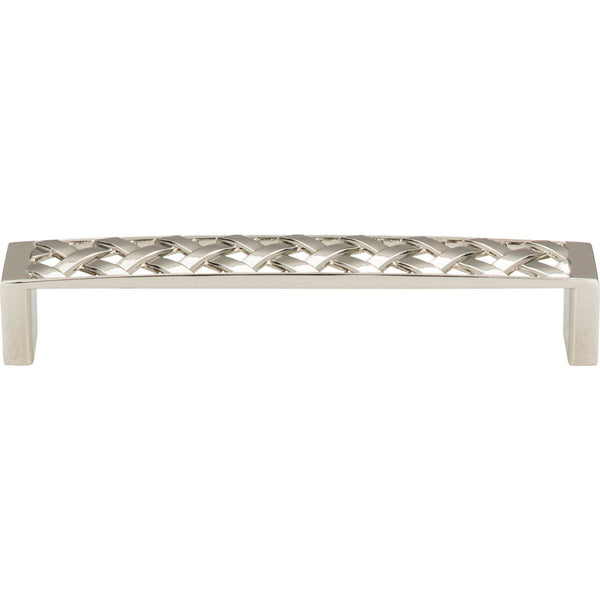 Lattice Pull 5 1/16 Inch (c-c) Polished Nickel