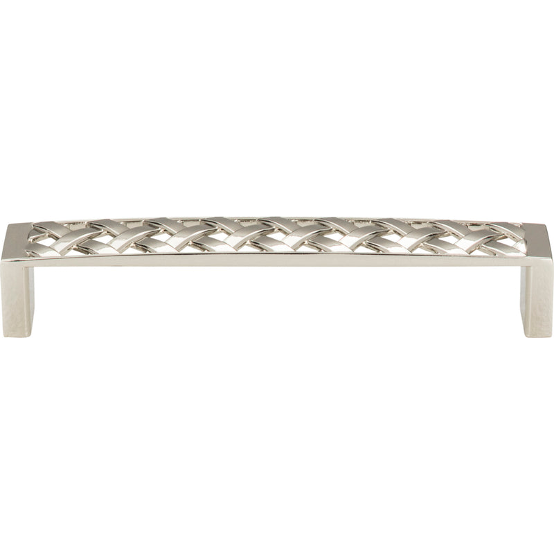 Lattice Pull 5 1/16 Inch (c-c) Polished Nickel